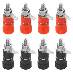 WMYCONGCONG 40 PCS Binding Posts Terminals 4mm Banana Plug Socket 4mm Amplifier Terminal Connector for Arduino