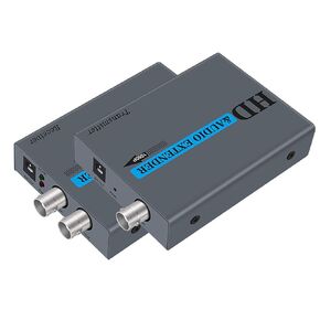 1Pair Extender Over HDMI Coax HD Kit Coaxial Cable Transmission Extender for Security Cameras Coaxial with HDMI Coaxial Loop Out Signal up to 500m