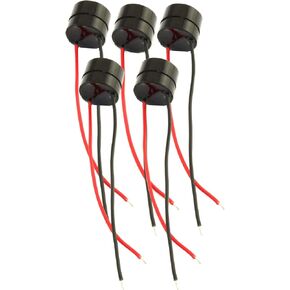5pcs DC 12V Wired Active Electronic Buzzer Electromagnetic Type 12095 Buzzerphone Alarm 12x9.5mm