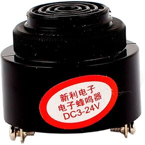 uxcell DC 3-24V 85DB Continuous Beep Alarm Electronic Piezo Buzzer Sounder