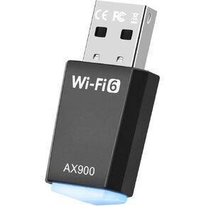 USB WiFi Adapter for Desktop PC - Ax900 900Mbps USB WiFi Adapter Dual-Band BT5.3-5gHZ/2.4gHZ WiFi 6 USB Adapter for PC Desktop Laptop Wireless WiFi Adapter for for Windows11/10,WiFi 6 USB Adapter