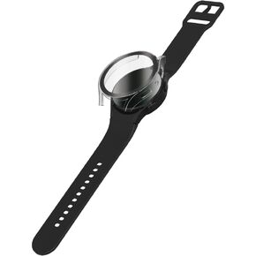 ZAGG Glass Elite 360 Samsung Galaxy Watch Ultra Screen Protector - Integrated Bumper & 5X Stronger Glass Screen Protector, Smooth & Smudge-Free, Easy Installation