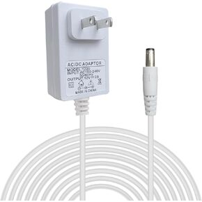 Power Cord Replacement for Fenchilin Hollywood Vanity Makeup Mirror Light Bulbs Charger 12V, 6 FT Charging Cable
