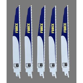 Steel Force SF956C Reciprocating Sawzall Blade for Wood 9" 5TPI Bi-Metal, 5-Pack