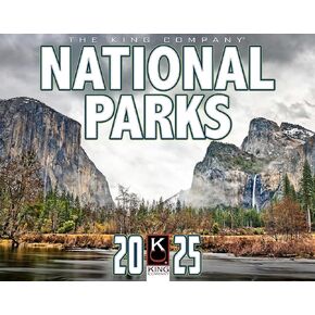 2024 National Parks Wall Calendar 16-Month X-Large Size 14x22, Best National Park Scenic Calendar by The KING Company-Monster Calendars