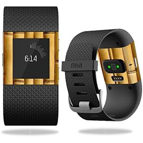 MightySkins Skin Compatible with Fitbit Surge Cover Skins Sticker Watch Bamboo