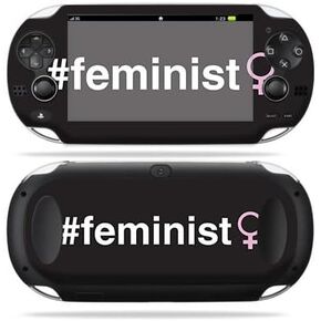 MightySkins Skin Compatible with Sony PS Vita – Feminist | Protective, Durable, and Unique Vinyl Decal wrap Cover | Easy to Apply, Remove, and Change Styles | Made in The USA
