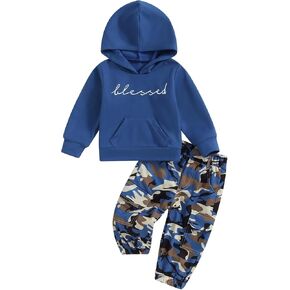 Toddler Baby Girls Boy Clothes Letter Printed 12 18M 2 3 4 5T Outfits Fall Winter Sweater Long Sleeve Hoodie Pants