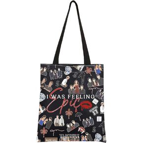 CMNIM Vampire Gift TVD Character Tote Bag I Was Feeling Epic Vampire TV Show Merchandise Mystic Falls Gift for DS Brother Fan
