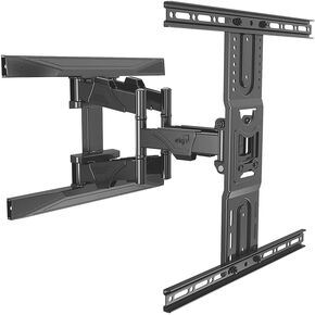 ELG Full Motion TV Wall Mount for TVs 32'' to 86'', holds up to 99 lbs, Articulating Arms, Swivel, Tilt, Extension, Fits 16" Wood Studs, Max VESA 600x400mm, A02V6N, Steel, Black