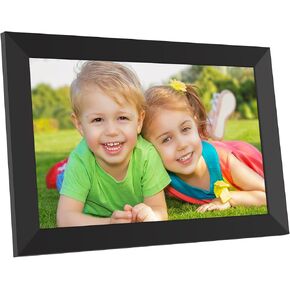 Digital Picture Frame 10.1 Inch WiFi Digital Photo Frame Electronic Picture Frame Slideshow, Built-in 16GB Storage, Wall-Mounted, Easy to Upload Photo and Video Instantly via Uhale APP