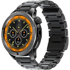 Smart Waterproof Watch V21 - Compatible with iPhone & Android, Fitness Tracker, Heart Rate Monitor, Fitness Tracker with 100+ Sport Modes