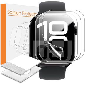 for Apple Watch Series 10 42mm Screen Protector with locator,Soft TPU film,HD clear film,(not glass) 3 pack