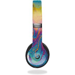Headphone Skin Compatible with Beats Solo 4 - Paint Currents - Premium 3M Vinyl Protective Wrap Decal Cover - Easy to Apply | Crafted in The USA by MightySkins