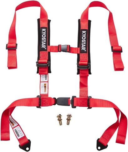 5 Point Racing Harness Seat Belt with 2 Inch Padding Heavy Duty Shoulder Seat Belt with Carbon Locks for Go Kart UTV & ATV in Kuwait