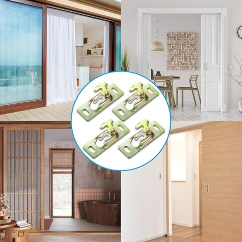 عبوتان من شماعة الباب المنزلق، مجموعة باب الجيب، شماعة باب الجيب، لوحة توصيل بكرة الباب المنزلق RV، الأجهزة الداخلية للباب المنزلق RV in Kuwait