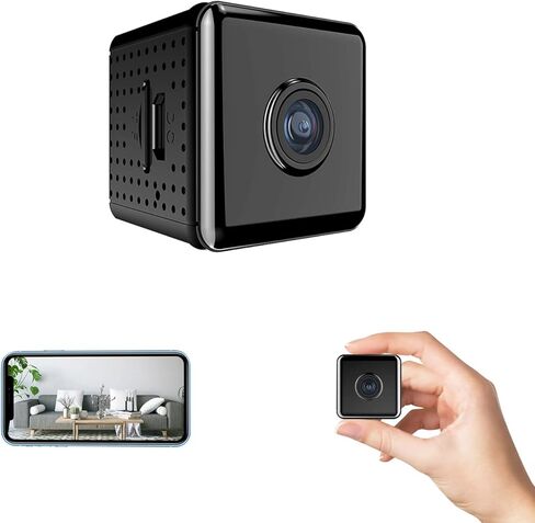 LTJVCALTOQN W10 Hidden spy Camera,1080P WiFi Mini Camera, Indoor Camera,1080P Hidden Camera，Nanny Cam，AI Motion Detection Alerts, Auto Night Vision,Real Time Record Surveillance Camera for Indoor in Saudi Arabia