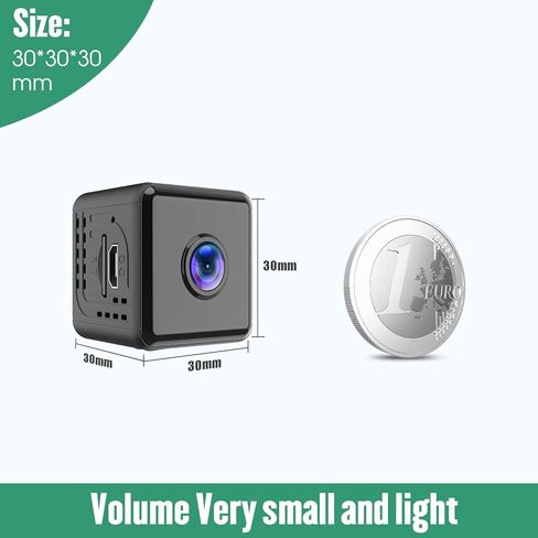 LTJVCALTOQN W10 Hidden spy Camera,1080P WiFi Mini Camera, Indoor Camera,1080P Hidden Camera，Nanny Cam，AI Motion Detection Alerts, Auto Night Vision,Real Time Record Surveillance Camera for Indoor in Saudi Arabia