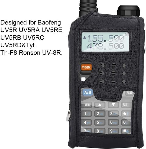 لحقيبة راديو Baofeng UV-5R، حافظة جلدية لـ Baofeng UR5R، غطاء حافظة لجهاز Walkie Talkies لـ BAOFENG UV-5R UV-5RA Plus UV-5RE Plus UV-5RB in Saudi Arabia