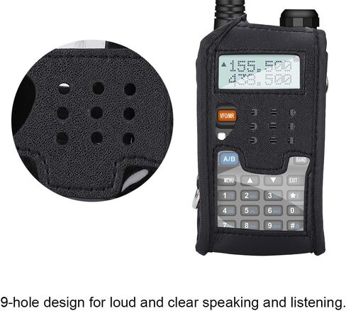 لحقيبة راديو Baofeng UV-5R، حافظة جلدية لـ Baofeng UR5R، غطاء حافظة لجهاز Walkie Talkies لـ BAOFENG UV-5R UV-5RA Plus UV-5RE Plus UV-5RB in Saudi Arabia