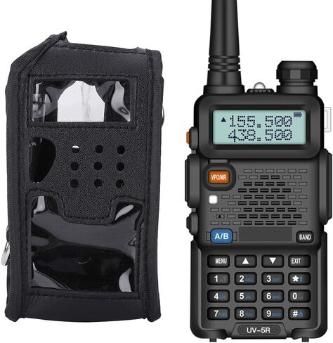 لحقيبة راديو Baofeng UV-5R، حافظة جلدية لـ Baofeng UR5R، غطاء حافظة لجهاز Walkie Talkies لـ BAOFENG UV-5R UV-5RA Plus UV-5RE Plus UV-5RB in Saudi Arabia