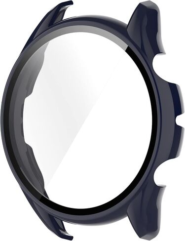 متوافق مع حافظة Amazfit GTR 3 Pro/GTR 3، غطاء حافظة واقي شاشة نحيف من البولي كربونات [إطار معدني مطلي] [تغطية كاملة ثلاثية الأبعاد] مع واقي شاشة من الزجاج المقسى لساعة GTR 3 Pro/GTR 3 (5 عبوات) in Kuwait