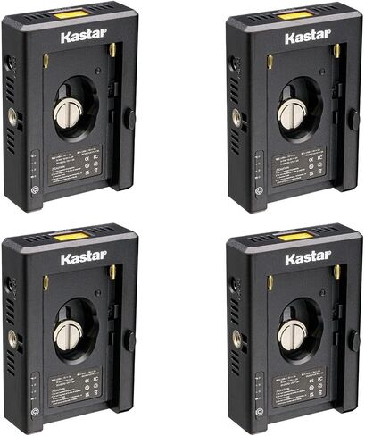 Kastar NP-F Battery Adapter Plate W/LED Indicators, Input Type-C 5V 2A, 8.4V 5A 5.5x2.1mm, Output 12V 2A 5.5x2.5mm, 16.8V 2A Dtap, 5V 3A USB for NP-F Series Battery, DSLR & Mirrorless Camera (1-Pack) in Saudi Arabia