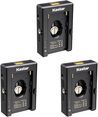 Kastar NP-F Battery Adapter Plate W/LED Indicators, Input Type-C 5V 2A, 8.4V 5A 5.5x2.1mm, Output 12V 2A 5.5x2.5mm, 16.8V 2A Dtap, 5V 3A USB for NP-F Series Battery, DSLR & Mirrorless Camera (1-Pack) in Saudi Arabia