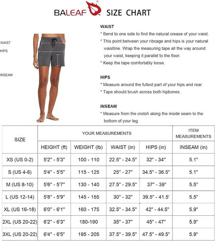 BALEAF Women's Cotton Yoga Shorts Sweat Athletic Lounge Beach Shorts Jersey Pull On with Drawstring Pockets Summer Black Size XL in Saudi Arabia