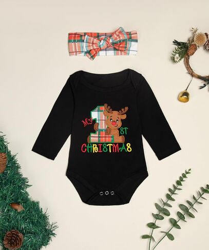 My First Christmas Baby Boy Girl Christmas Outfit in Saudi Arabia