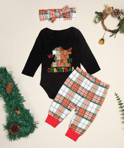 My First Christmas Baby Boy Girl Christmas Outfit in Saudi Arabia