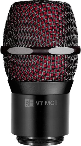 Liquid Audio sE Electronics V7 MC1 Capsule for Shure Wireless, Black Bundle with Pig Hog PHM10 8mm Mic Cable Polishing Cloth in Saudi Arabia