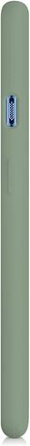 kwmobile Case Compatible with OnePlus 7T Case - TPU Silicone Phone Cover with Soft Finish - Gray Green in Saudi Arabia