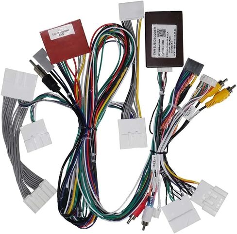 16pin راديو ستيريو بالسيارة الطاقة التحديثية الأسلاك تسخير Adatper يناسب لمازدا 3 أتينزا CX-4 Axela CX-5 مع مكبر للصوت in Saudi Arabia