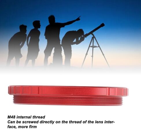 غبار التلسكوب، M48 X 0.75 غطاء غبار عدسة التلسكوب من سبائك الألومنيوم، ملحقات غطاء غبار العدسة العينية لعدسة التلسكوب الفلكي in Saudi Arabia