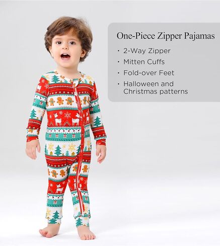 Footless Pajamas Baby Boy Girls, Viscose from Bamboo Baby Pajamas, Two Way Zipper Sleepers, Newborn Pjs in Kuwait