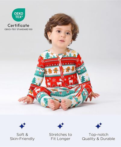Footless Pajamas Baby Boy Girls, Viscose from Bamboo Baby Pajamas, Two Way Zipper Sleepers, Newborn Pjs in Kuwait