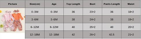 Newborn Baby Girl Halloween Clothes Ruffle Long Sleeve Solid Color Romper Tops Pumpkin Pants Set Fall Outfit in Saudi Arabia