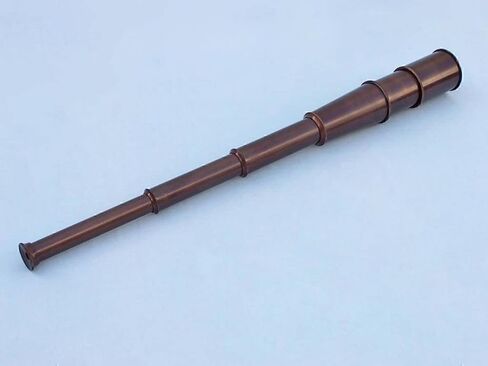 Hampton Nautical Admiral's Brass Spyglass Telescope with Rosewood Box, 32", Brass in Saudi Arabia