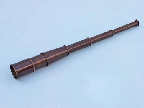 Hampton Nautical Admiral's Brass Spyglass Telescope with Rosewood Box, 32", Brass in Saudi Arabia