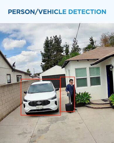 PoE Security Camera System 4K, 2 Way Audio Talk & Dual Lights Smart Color Night Vision, Person Vehicle Detection, 4X 8MP Dome IP Camera IP67, 8CH 8MP NVR 2TB HDD, 24/7 Home Video, LY97KA8M0804 in Saudi Arabia