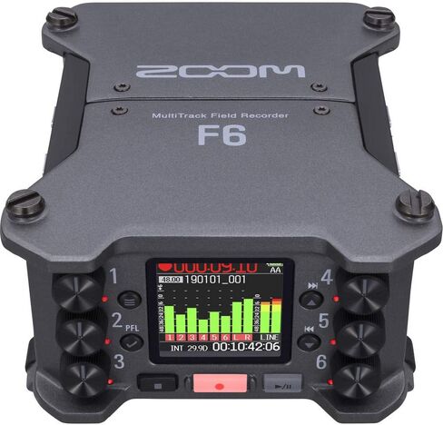 جهاز تسجيل ميداني Zoom F6 ذو 6 مدخلات / 14 مسارًا متعدد المسارات مع سماعات رأس AKG K 240 (عنصران) in Saudi Arabia