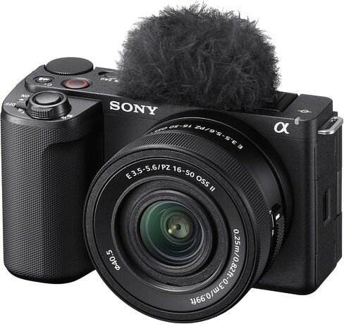 كاميرا Sony ZV-E10 II بدون مرآة مع عدسة 16-50 مم (أبيض) مع بطارية FZ-100 إضافية وبطاقة ذاكرة SDXC سعة 64 جيجابايت وملحقات إضافية | zve10 ثانيا in Saudi Arabia