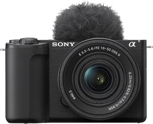 كاميرا Sony ZV-E10 II بدون مرآة مع عدسة 16-50 مم (أبيض) مع بطارية FZ-100 إضافية وبطاقة ذاكرة SDXC سعة 64 جيجابايت وملحقات إضافية | zve10 ثانيا in Saudi Arabia