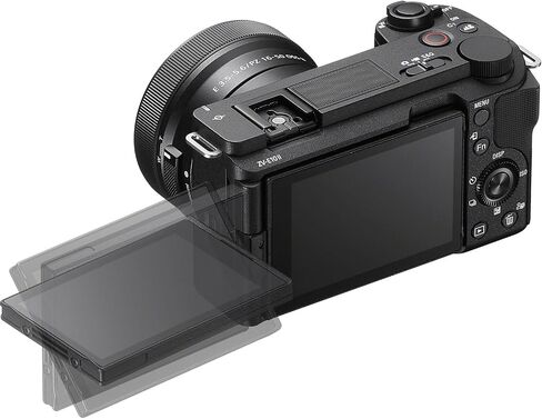 Sony ZV-E10 II Mirrorless Camera with 16-50mm Lens (White) Bundle with Extra FZ-100 Battery, 64GB SDXC Memory Card & Additional Accessories | zve10 ii in Saudi Arabia