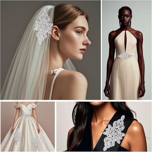 1 قطعة AB كريستال حجر الراين زين لحام الزجاج زهرة التصحيح DIY بها بنفسك خياطة على فستان الزفاف فستان حزام الملحقات. (YH Z001-الذهب) in Kuwait