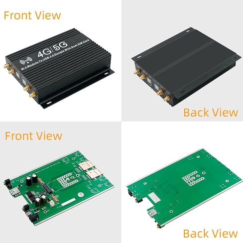 وحدة NGFF M.2 4G 5G إلى محول USB3.0، محول USB، مع مروحة تبريد، فتحة بطاقة SIM مزدوجة، مزود طاقة إضافي لهوائي عالي الكسب in Saudi Arabia