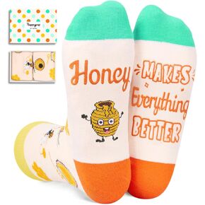 HAPPYPOP Funny Bacon Gifts Bacon Lover Gifts, Bacon Socks Men Women Meat Socks, Novelty Socks