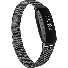 Metal Bands Compatible with Fitbit Inspire 2/Inspire HR/Inspire, Stainless Steel Wristband Mesh Bracelet Replacement Strap for Fitbit Inspire 2/Inspire HR/Fitbit Inspire