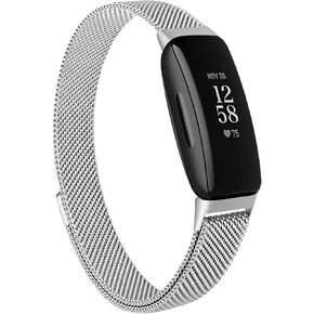 Metal Bands Compatible with Fitbit Inspire 2/HR, Wristband Mesh Bracelet Replacement Strap for Fitbit Inspire in Saudi Arabia